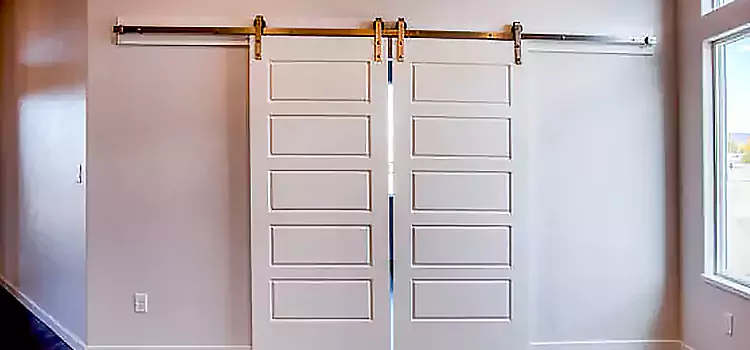 Glass Barn Door with Installation Hardware Kit Camp Springs