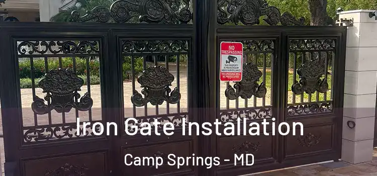 Iron Gate Installation Camp Springs - MD